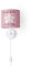 Paco Home Wandlampe Kinderzimmer Stofflampenschirm Rund Wandleuchte Babyzimmer Mond Sterne Wolken E14 Mit Stecker Und Kabel