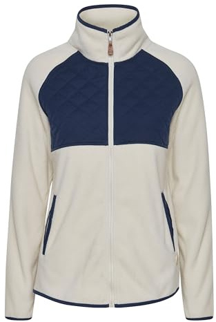 OXMO OXMalin Damen Fleecejacke, M, Oatmeal (130401)