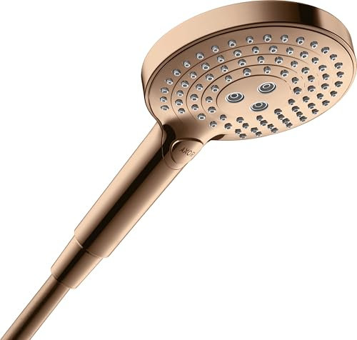 hansgrohe AXOR ShowerSolutions Handbrause 120 3jet, Farbe: Polished Red Gold