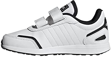 adidas VS Switch 3 Lifestyle Running Hook and Loop Strap Shoes Laufschuhe, Cloud White/core Black/core Black, 33 EU