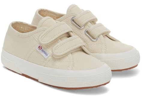 Superga - Kinder Sneaker 2750 Jstrap (32 EU) (Helles Beige Eierschale/Avorio)