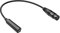 PNGKNYOCN 1/4 a XLR Audio Cable，XLR 3 pines hembra a estéreo 6.35 mm 1/4 TRS hembra adaptador convertidor cable de interconexión（0.3M）