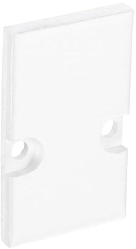 Barthelme 62399110_9010 BARdolino Endkappen-Set Aluminium (L x B x H) 3 x 18.4 x 30mm 2St.