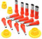 ANZHUO Caulking Nozzles for Sausage Caulking Guns or Caulking Gun caulk tube adapters Used for sealing seams installing glass doors and windows tiles kitchenware advertisements, etc (16-Pack)