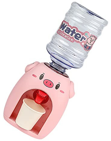 Cabilock 1 Juego Dispensador De Agua De Simulación Juguete Dispensador De Agua Juguete De Fuente De Agua Potable para Niños Mini Agua Trabaja Escritorio Enfriador De Agua El Plastico