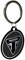 Nostalgic-Art Porte-clé rétro, Ø 4 cm, Triumph – Logo – Idée de cadeau pour motards, en métal, design vintage