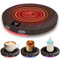 MQFORU Coffee Mug Warmer - 3 Temp Control 55-75°C, LED Light, Auto Shut-off for Coffee, Milk & Tea (Wooden)