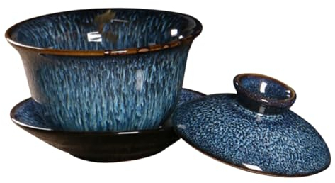 Alipis 1 Juego De Tazón De Té De Chino Sopera Retro Taza De Té De Cerámica China Sopera De Cerámica Taza De Té Para El Hogar Sopera Vintage Taza De Té Tradicional