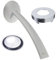 IFINGER Kit maneta y embellecedor compatible con Roca Moai grifo ducha pomo monomando