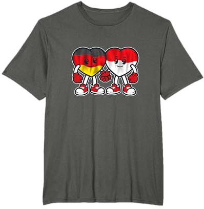 Polen Und Deutschland Herzen Freundschaft T-Shirt
