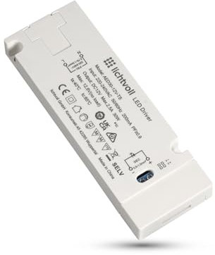 Lichtvoll LED Trafo 12V 30W - 230V auf 12V Driver, Treiber, Transformator, Netzteil - Kein Flimmern, Kein Rauschen