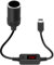 Adattatore da USB C a accendisigari, 60 W da USB C maschio a 12 V per auto accendisigari USB per registratore auto, specchietto retrovisore per streaming, radar di velocità