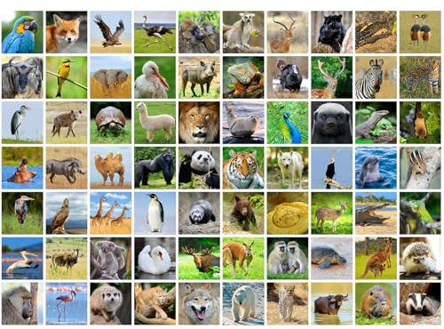 Jigsaw Puzzles for Adults 1000, Puzzles for Adults, Challenging Puzzles, Puzzle Game for The Whole for Women, Gifts for Men, Theme:Animal Collection