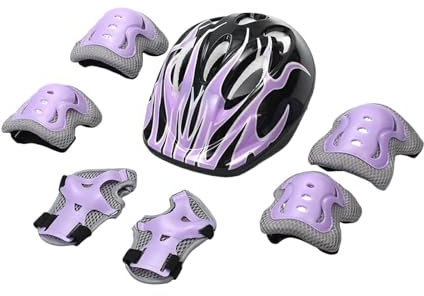 Wezalget Helmets and Pads for Kids - -Resistant Toddler Knee Pads Toddler Bikes Helmets - Breathablekids Skateboard Helmets Skateboard Knee Pads for Kids Ages 5-10