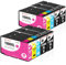 CLYWENSS 10er-Pack PGI-1500XL Druckerpatronen Kompatibel mit Canon 1500XL PG-1500 XL Multipack für Maxify MB2750 MB2150 MB2755 MB2000 MB2050 MB2155 MB2300 Patronen (4 Schwarz, 2 Cyan 2 Magenta 2 Gelb)