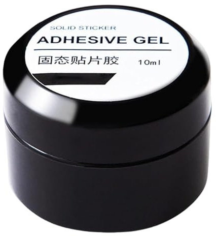 Gel Solido Per Colla Per Unghie - Colla Per Gel Per Unghie | Gelatin Adesivo Per Fingernail | Gelatin Duro Per Fingernail Trasparente | Glue Solido E Duro Per Nail | Glue Per Nail Per Rafforzamento