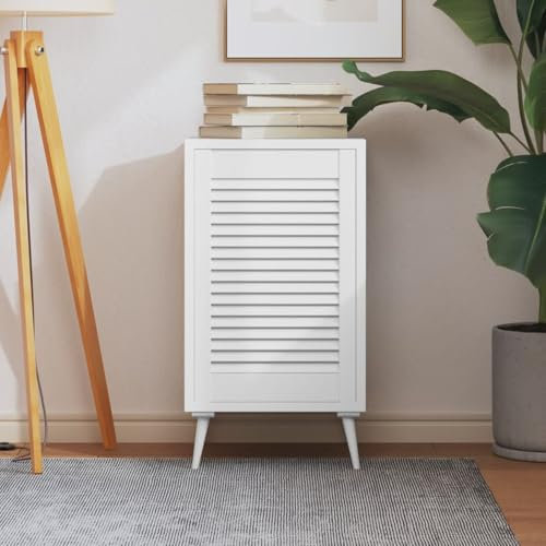 Rantry Puerta de Armario de Lamas Madera Pino Blanco 61,5x39,4 cm