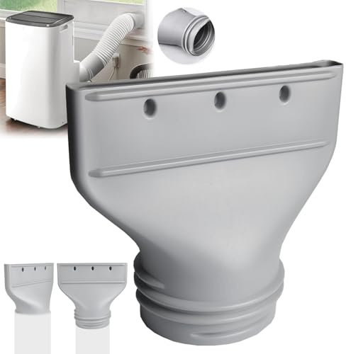 Flacher Klimaanlage Abluftschlauch Adapter Fenster, 130mm/150mm Klimaanlage Dachfenster, Fensteradapter für Abluftschlauch, Flachschlauch Anschluss für Mobile Klimaanlages Trockner Klimagerät Abluft
