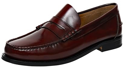 Del Rosario Penny Loafer - Realizzato a mano in Portogallo - Blake machart in vera pelle, suola in pelle cucita, certificato LWG