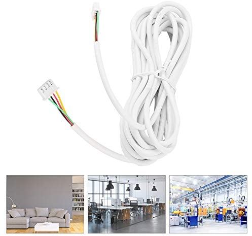 Sonew Cable de 4 Hilos Compatible Con Videoportero, Extensión de Intercomunicador, Redondo Alambres Eléctricos Para Casa