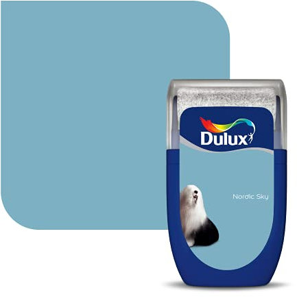 Dulux Walls & Ceilings Tester Paint, Nordic Sky, 30 ml