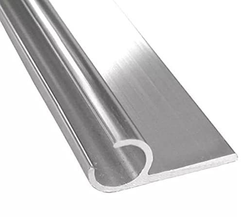 Campervan Awning C rail channel Motorhome Caravan Van attachment Rail C channel track 4 meter piece Anodized aluminium - KEDER UK