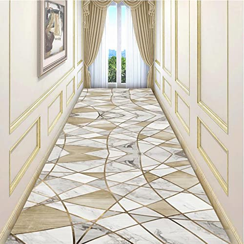 Courants de tapis géométriques pour couloirs, style moderne Tapis de cuisine de tapis de moquette de style moderne Tapis de la chambre à coucher, hall Entrioute Couleurs de tapis de couloir d'entrée