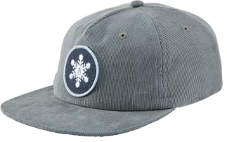 NIXON Krakta Strapback Hut, Grau/Blau, Einheitsgröße
