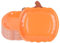 Augisteen 48 piatti di carta zucca cadono piatti usa e getta 20 cm raccolto del Ringraziamento arancione piatti per feste autunnali vacanze catering eventi bomboniere per feste da pranzo