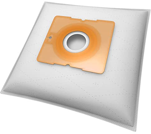 McFilter I 10 Staubsaugerbeutel kompatibel mit Grundig VCC3850, VCC 3850 A, formstabile Deckscheibe, inkl. Motorschutzfilter + Abluftfilter, Alternative zu Swirl Y 05