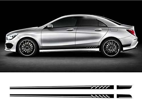 Auto Seitenstreifen Seitenaufkleber Aufkleber Grafiken,Für Mercedes Benz ABCEGSRXV CLA CLK CLS SLK SLC EQC GLA GLC GLE GLS GLK VITO AMG GT Seitenaufkleber