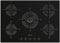 SMEG PV275B, Piano cottura a gas SELEZIONE, Black
