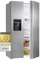 Exquisit Side-by-Side SBS520-CF-040E inoxlook | 513 L Volumen | NoFrost | Side by Side Kühlschrank mit Eiswürfelspender | Festwasseranschluss