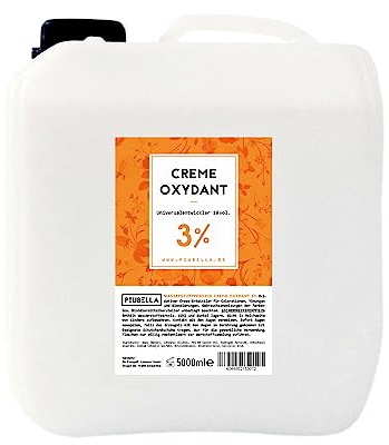 Piubella Creme Oxydant 3% 5000ml I perfekte, gleichmäßige Farbentwicklung in Profi-Qualität I professionelles Oxidationsmittel zum Haare färben und Haare tönen I leichte Anwendung & optimale Haftung