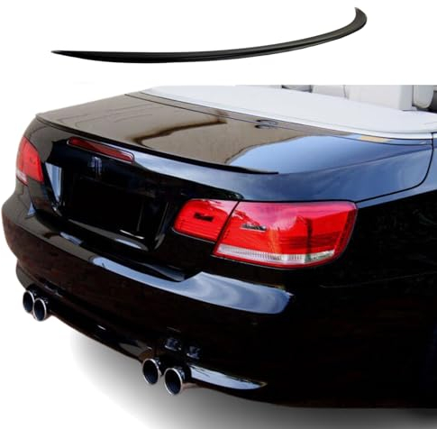 Heckspoiler Spoilerlippe für BMW 3er E93 Cabrio Schwarz Glanz