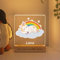 LASERO' Personalisiertes Nachtlicht Baby mit Namen - Neugeborenen Geschenk Mädchen - Geschenke für Kinder Geburt und Taufe (Einhorn)
