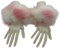 JSGHGDF Kunstpelz Handgelenkmanschetten Frauen Echte Pelze Elastische Armwärmer Dickes Plüsch Manschettenarmband