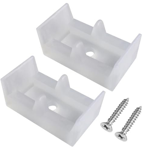 Lot de 2 butoirs transparents pour porte de douche coulissante en verre, butoirs en caoutchouc plastique pour systèmes de clôture de baignoire coulissante