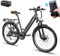 Fafrees F26 PRO Damen E-Bike Herren mit App 26 Zoll Tiefeinsteiger [ Offiziell ] Ebike 36V/14,5AH E Fahrrad, 250W Elektrofahrrad (Grau)