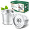 2er-Pack wiederverwendbare K-Cups-Kaffeepads für Keurg 1.0: Nachfüllbarer K-Cup aus Edelstahl – wiederverwendbarer Kaffeefilter für die Keurg 1.0-Kaffeemaschine, permanent,