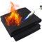 Nicoman Welding Blanket Fireproof Mat 70 x 30 x 0.5 cm, Carbon Felt High Temper Fire Proof Insulation Pad up to 1800°F Heat Resistant Material Flame Retardant Fabric for Grill Stove Pit Soldering