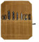 MeevrgR Compagnon de voyage culinaire portable en toile cirée avec espace de rangement organisé, Voir image, Khaki