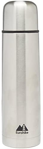 Eurohike Stainless Steel Vacuum Insulated 500ml Flask with Cap That Doubles as a Cup for Hot or Cold Drinks, Ideal for Days Out, Fishing Trips and Camping.