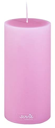 Sovie CANDLES Stumpenkerze | Dochtkerze Kerze Blockkerze | 1 Flachkopfkerze in Violett(Ø70mm x 150mm)
