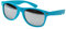 Ciffre Sonnenbrille Nerdbrille Nerd Retro Look Brille Pilotenbrille Vintage Look - ca. 80 verschiedene Modelle Viele Farben (Silber-Verspiegelt-Türkis)