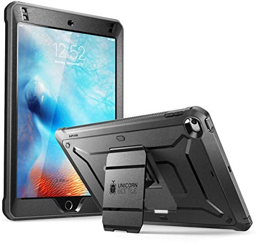 Supcase Unicorn Beetle Pro Series Full-Body Rugged Kickstand Hybrid Case for iPad Mini 5 (2019 Release) & iPad Mini 4, Black