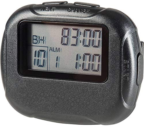 KASPER & RICHTER Unisex – Erwachsene Stoppuhr-762310 Stoppuhr, SCHWARZ, One Size