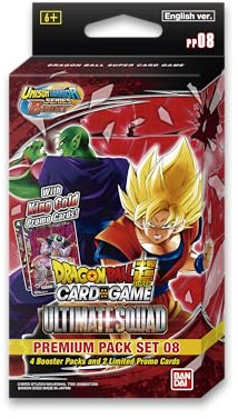 BANDAI | Dragon Ball Super CG: Premium Pack Set 08 (PP08) | Kartenspiel | ab 6 Jahren | 2 Spieler | 10 Minuten Spieldauer