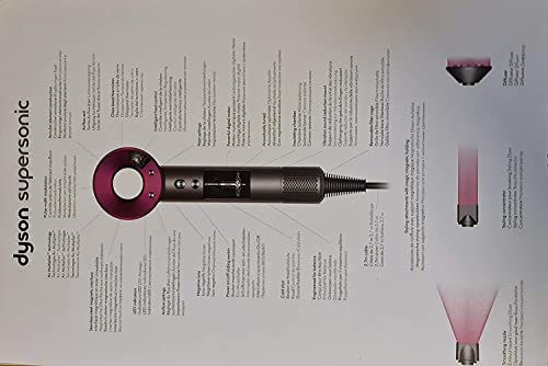 Dyson Aspirapolvere Supersonic Grigio O Argento, Costruzione per Aspirapolvere, Motor digitale potente e compatto, Controllo della temperatura avanzato