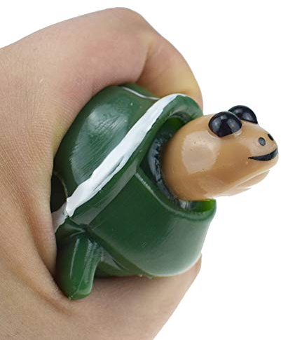 Turtle Fidget Toys Weiche Nette Schildkröten Fidget Animal Turtle Sensory Toy Stressabbau Spielzeug Geschenke, für Kinder Erwachsene Jungen Mädchen, Grün